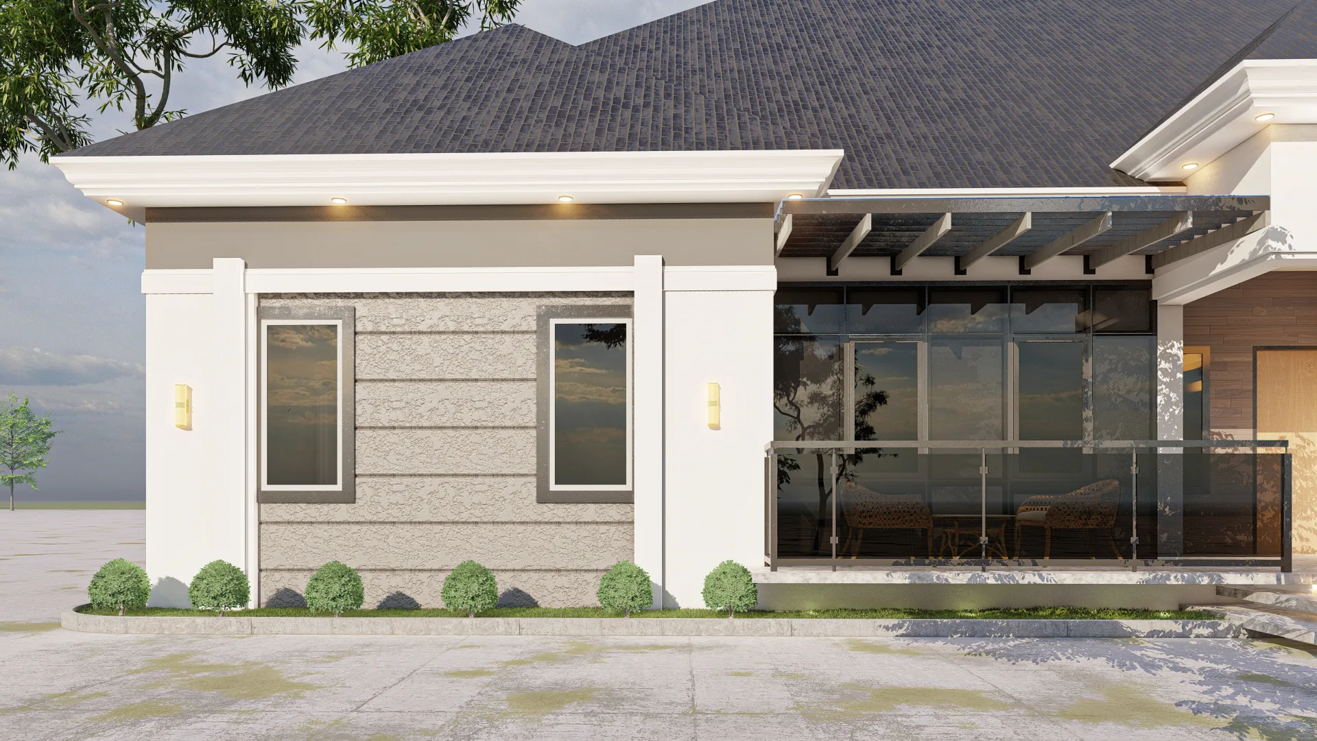 Modern residential architectural design
